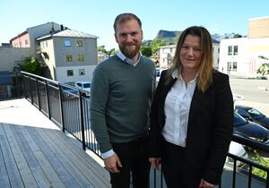 Willfred Nordlund og NESO-direktør Karina Krane.